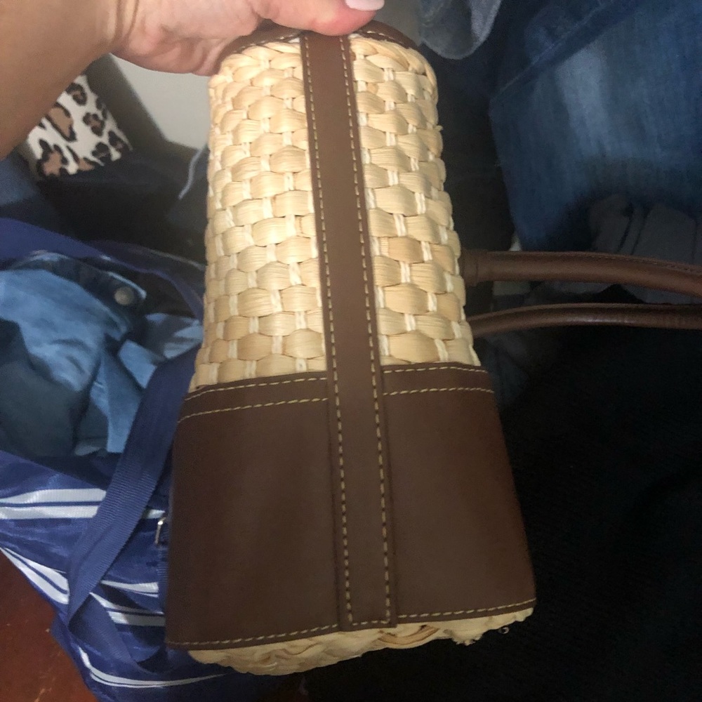 Vintage Chaps Wicker Purse - Picture 6 of 9